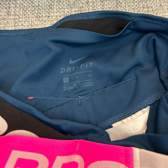 EUC Nike One Luxe Icon Clash Valerian Blue 7/8 Dri-FIT Training Leggings Small - Picture 10 of 16